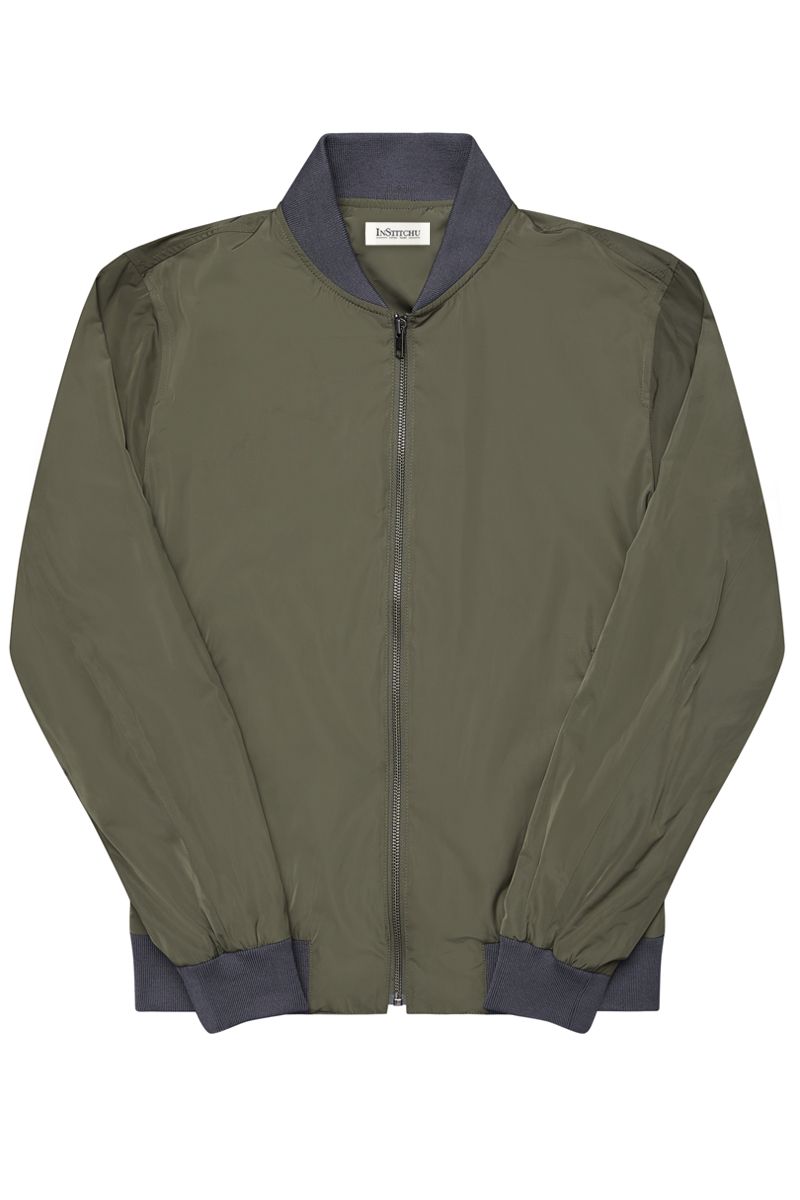 The Cheshire Olive Bomber Jacket