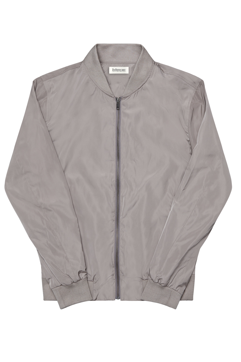 The Cheshire Taupe Bomber Jacket