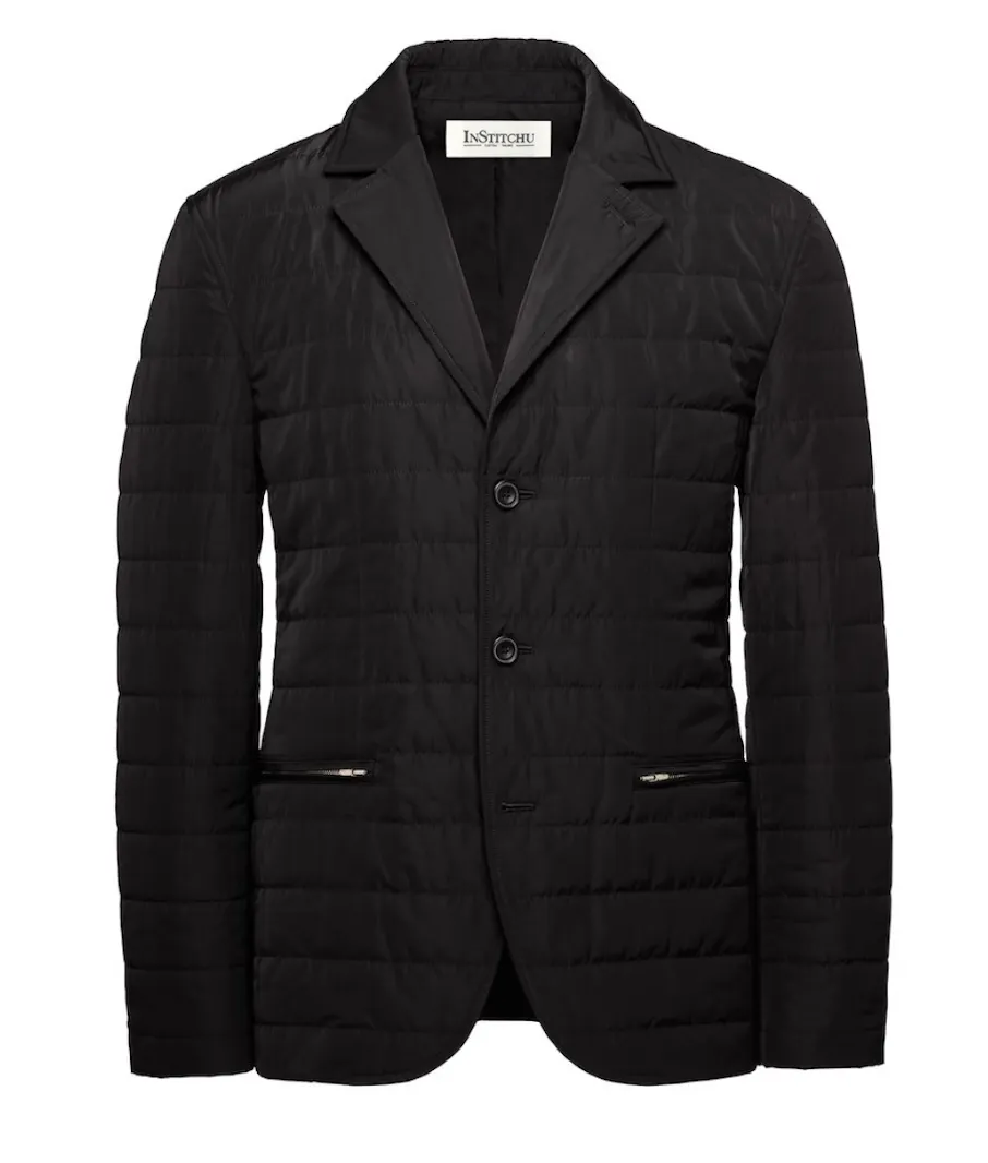 The Albion Quilted Black Jacket