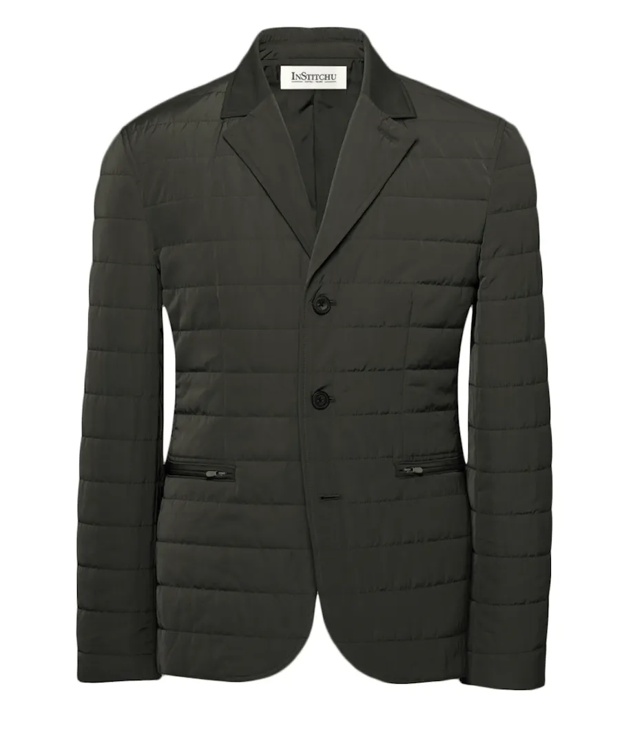 The Albion Quilted Grey Jacket