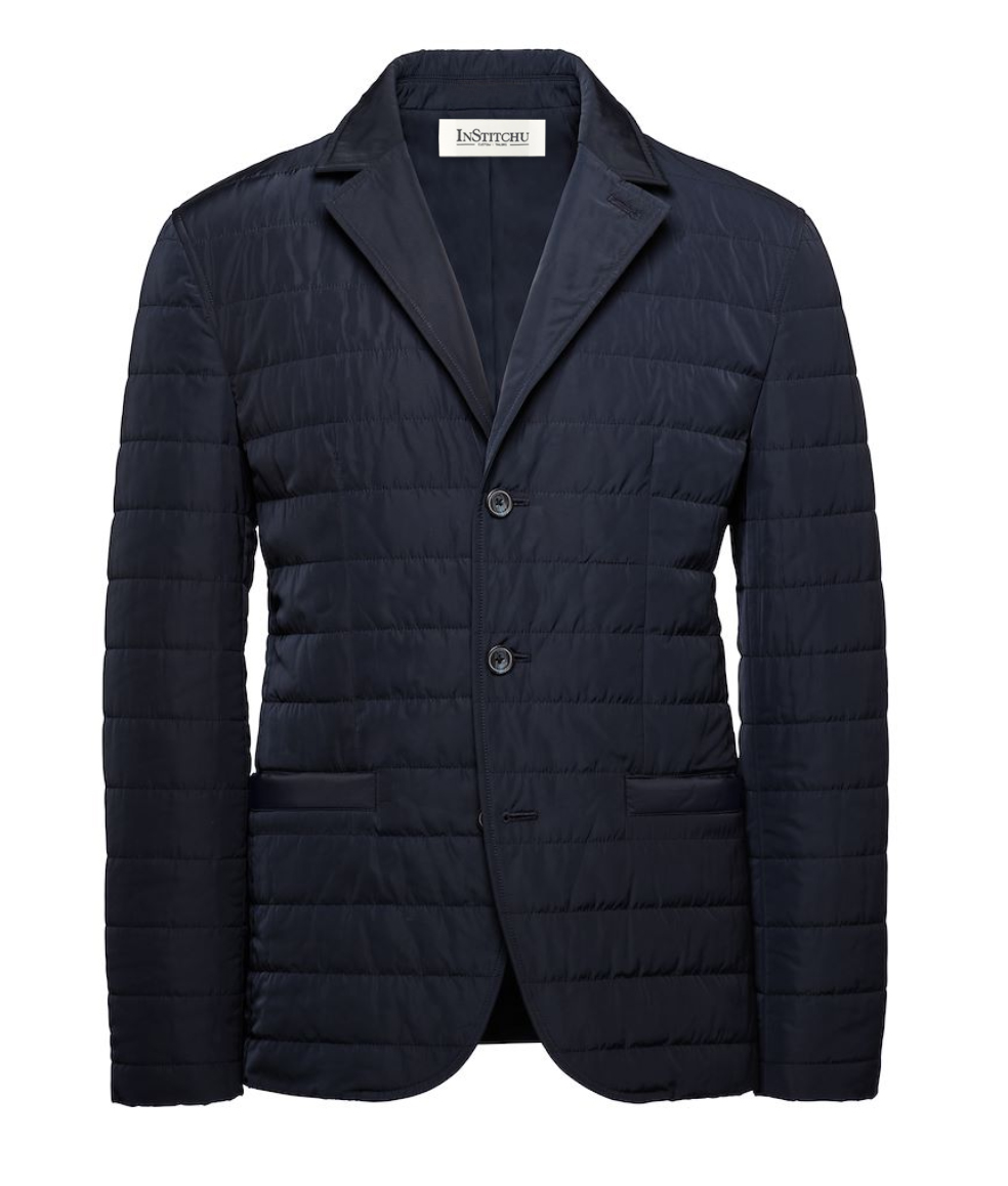The Albion Quilted Navy Jacket