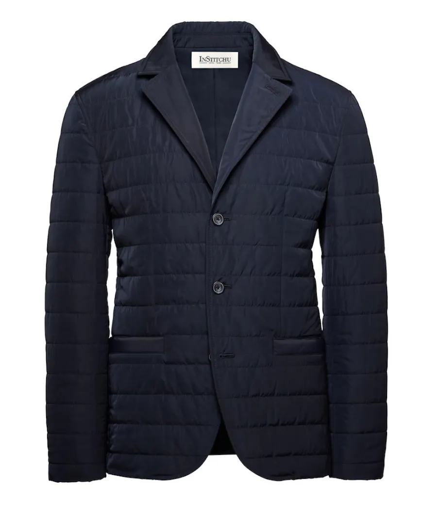 The Albion Quilted Navy Jacket