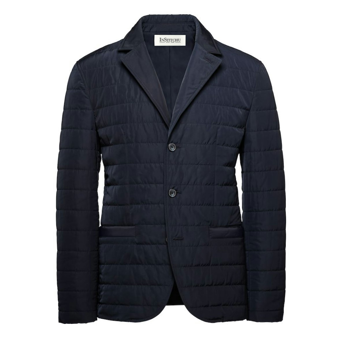 The Albion Quilted Navy Jacket