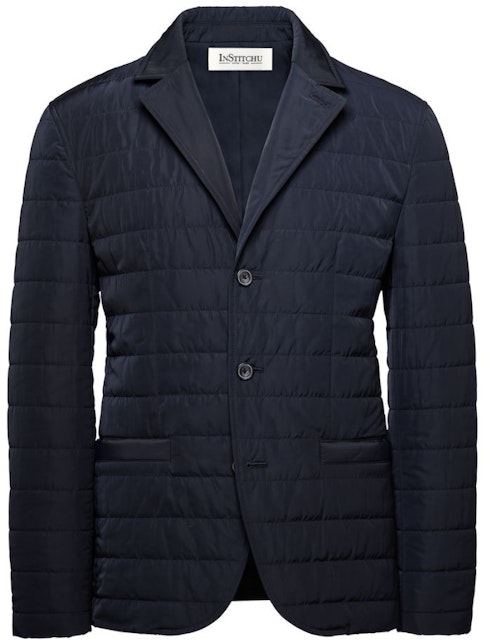 The Albion Quilted Navy Jacket