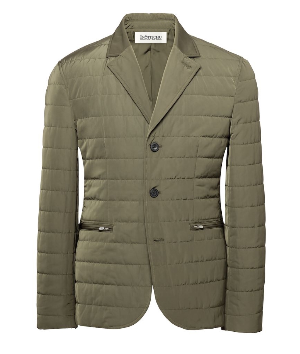 The Albion Quilted Olive Jacket