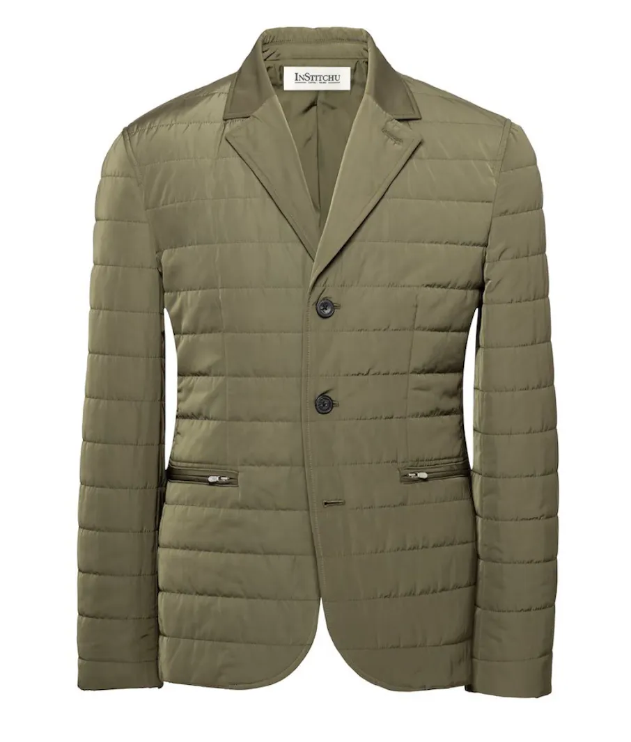 The Albion Quilted Olive Jacket