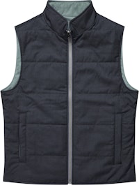 The Watergate Reversible Charcoal Vest