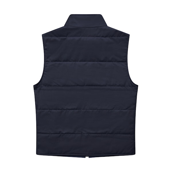 The Watergate Reversible Navy Vest
