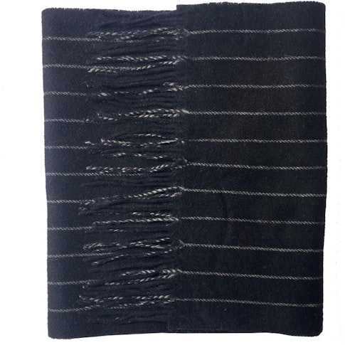 The Lupus Navy Wool Cashmere Scarf