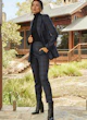 The Barossa Navy Windowpane Wool Blend Suit — photo 6