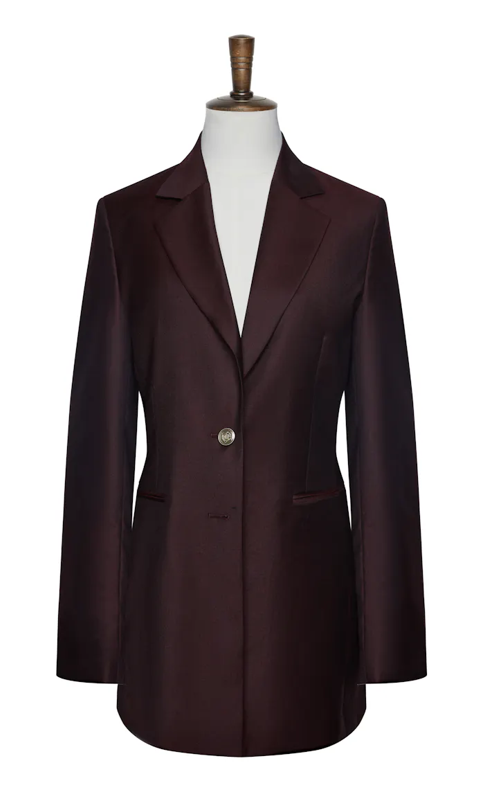 The Swan Burgundy Wool Suit