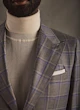 Capo REDA Purple Check Wool Jacket — photo 3