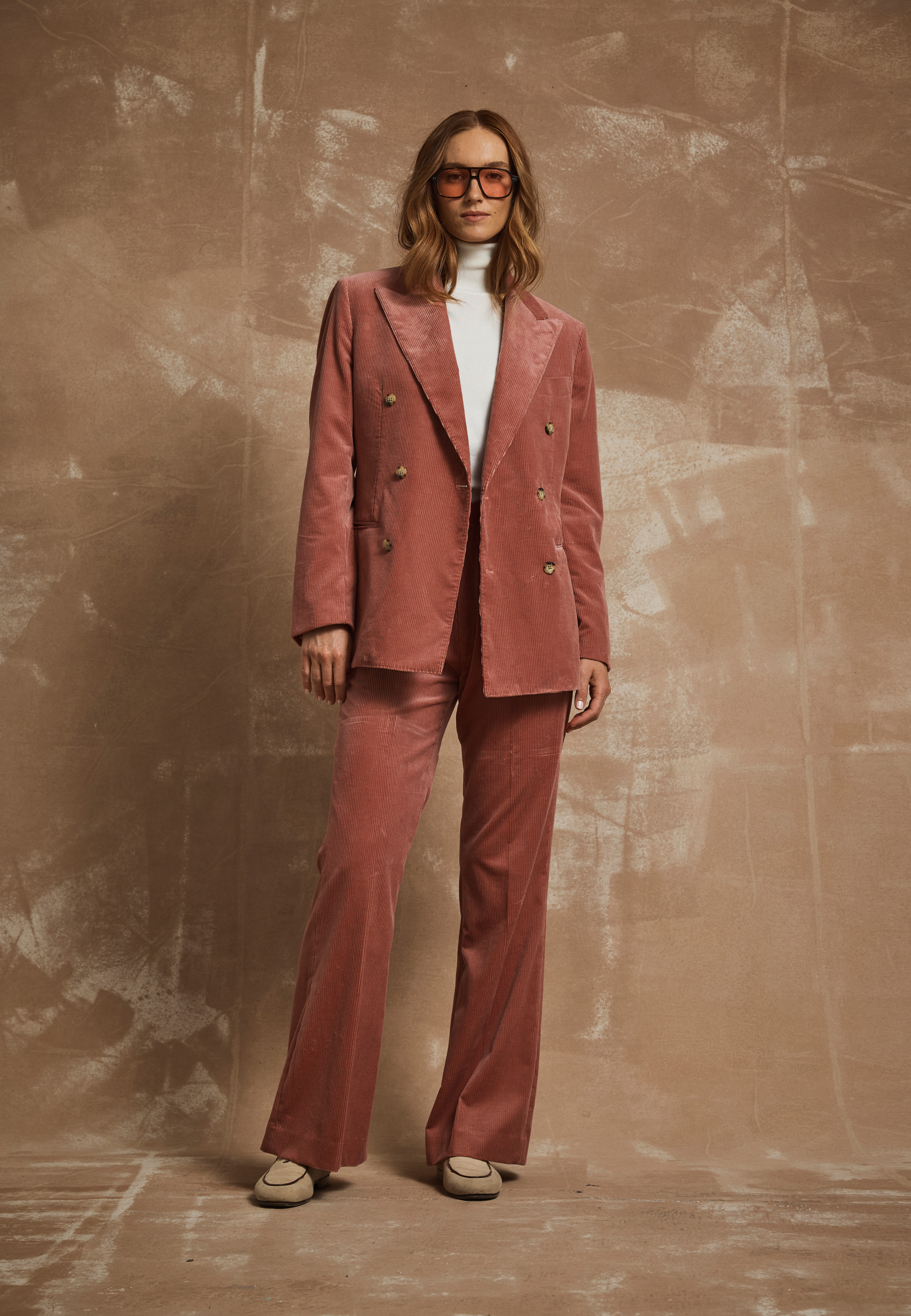 Echo Pink Cotton Corduroy Pants