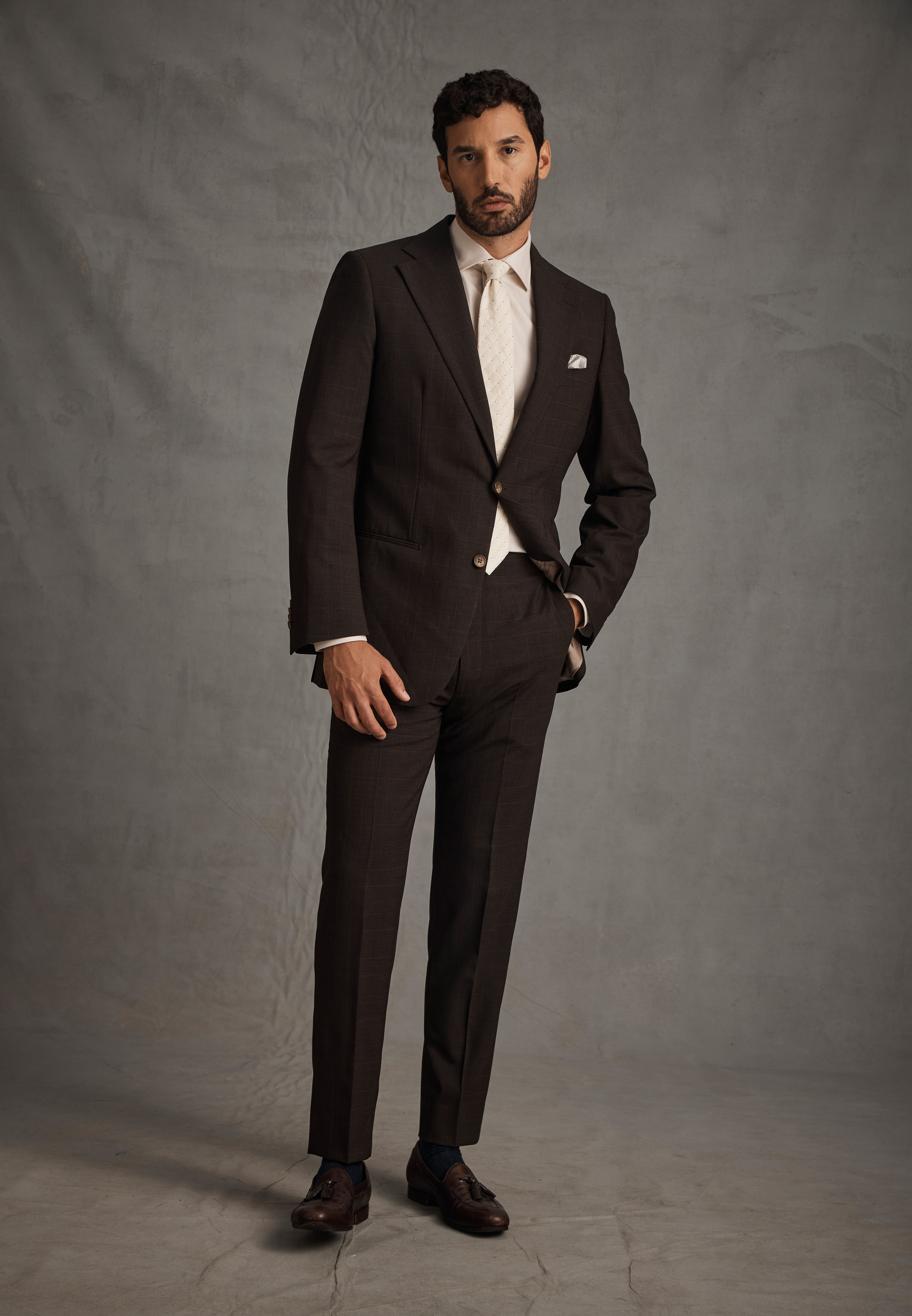 Melrose DRAGO Brown Wool Pants