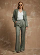 Wilshire Green Wool Pants