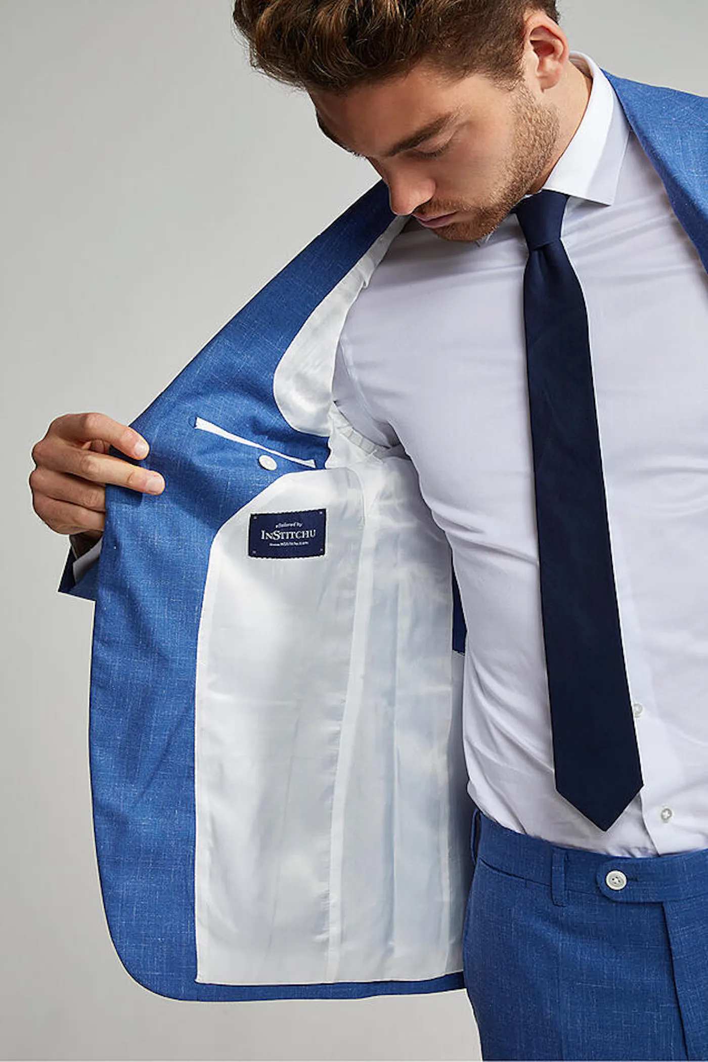 Tripe Threat - How To Wear A Blue Suit - Dressed Up
