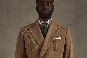 Fall Finery: Beige Corduroy