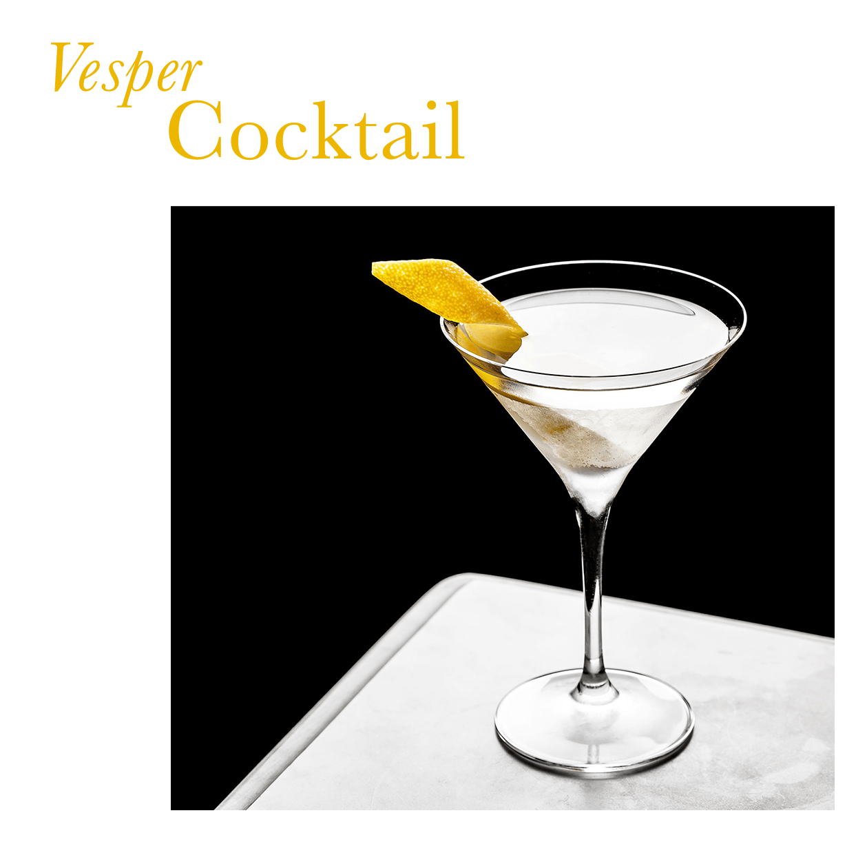 Vesper Cocktail