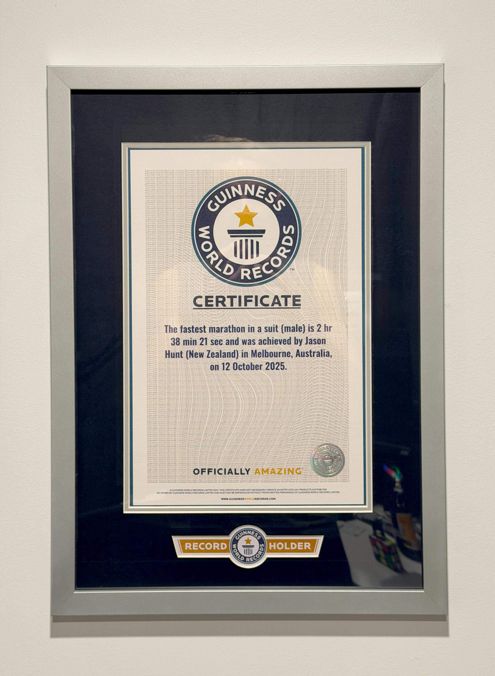Jason Hunt Guinness World Record
