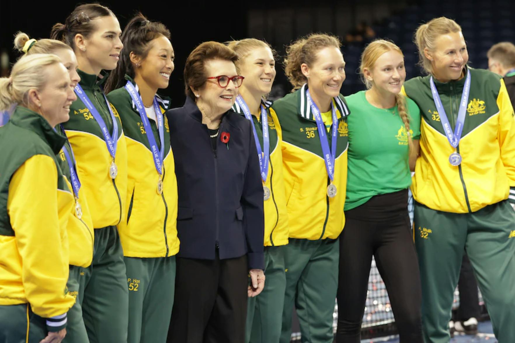 Aussie Bille Jean Cup Team