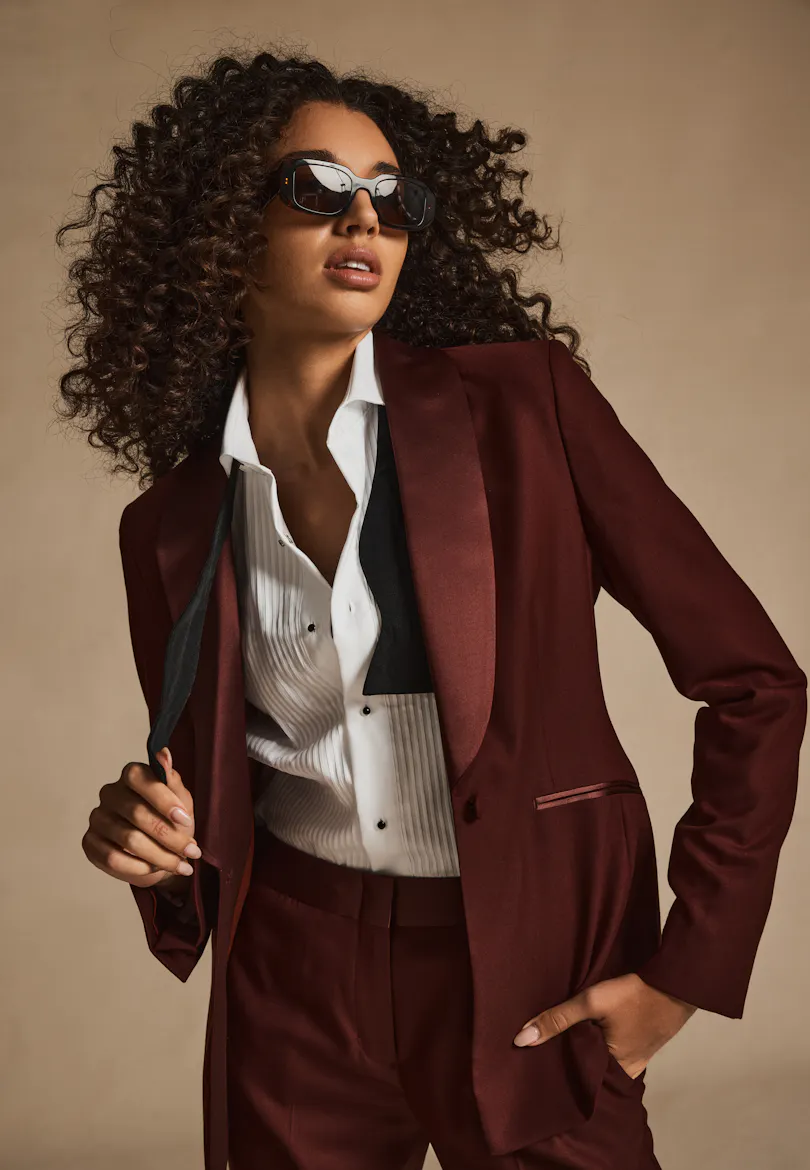 Falken Burgundy Wool Blend