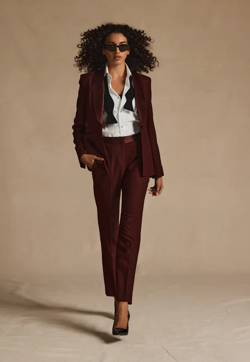 Falken Burgundy Wool Blend