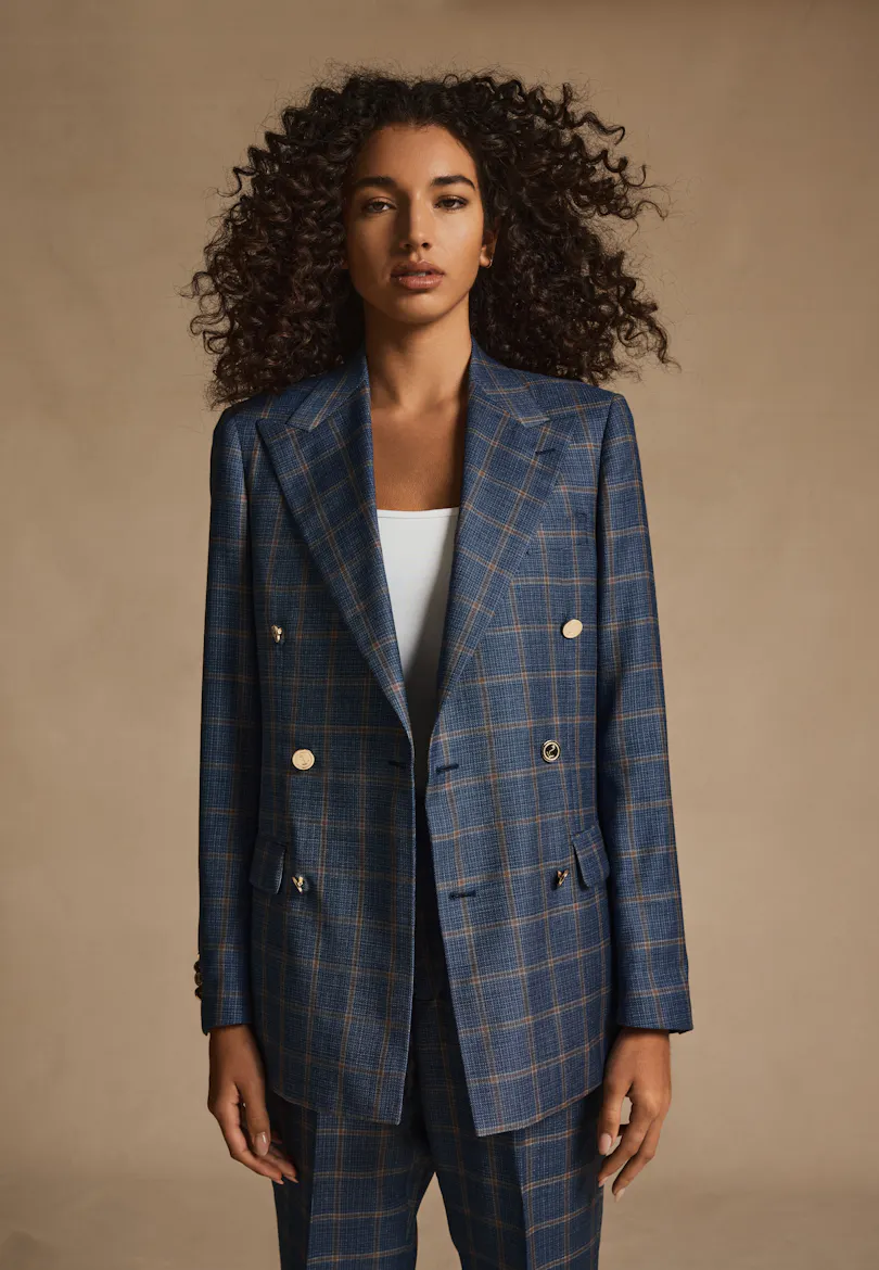 Greta Blue Merino Wool