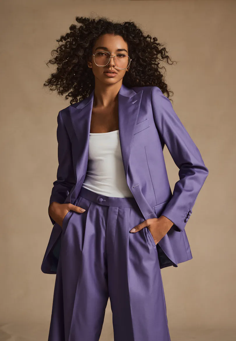 Lorenz Purple Merino Wool