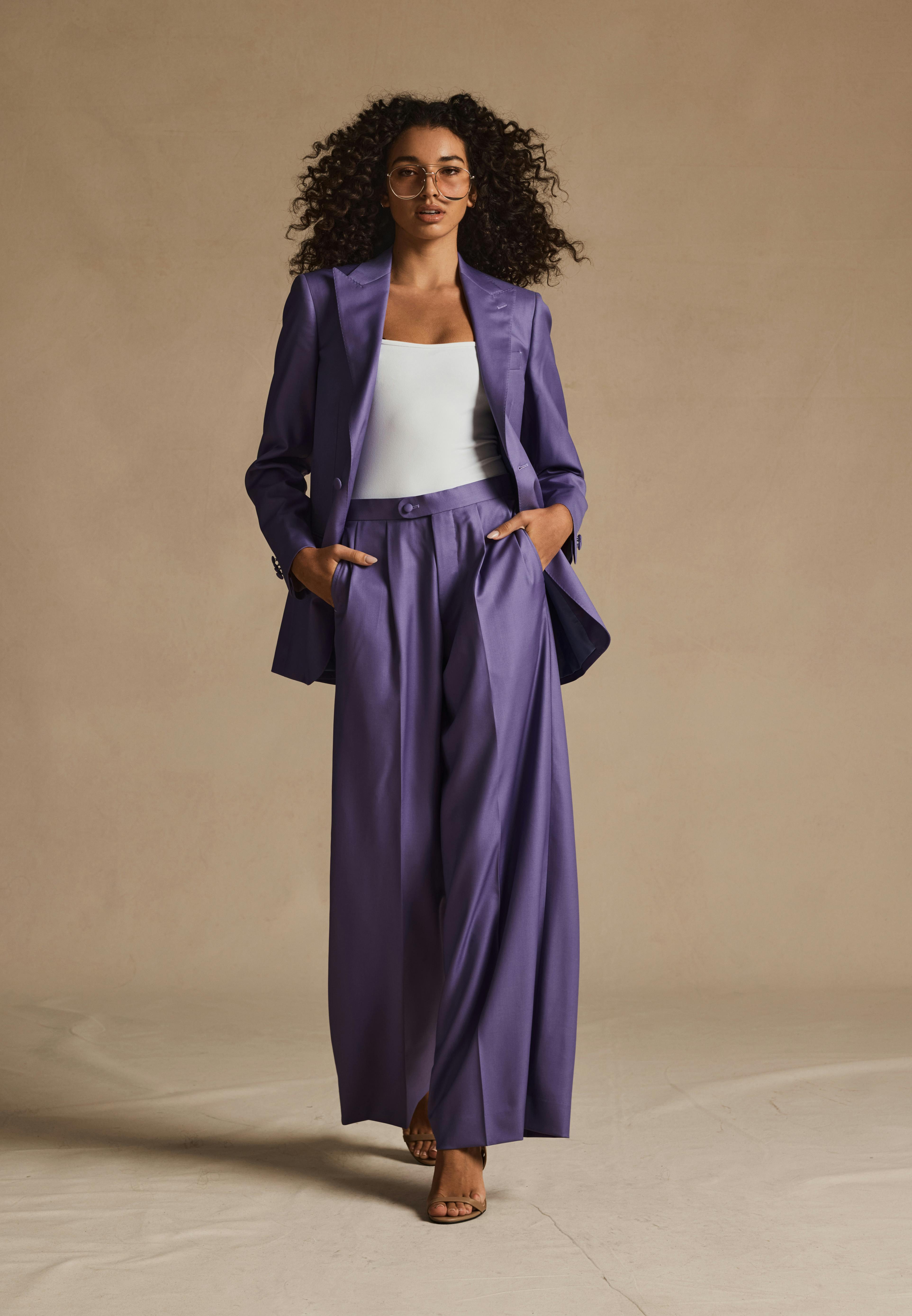 Lorenz Purple Merino Wool