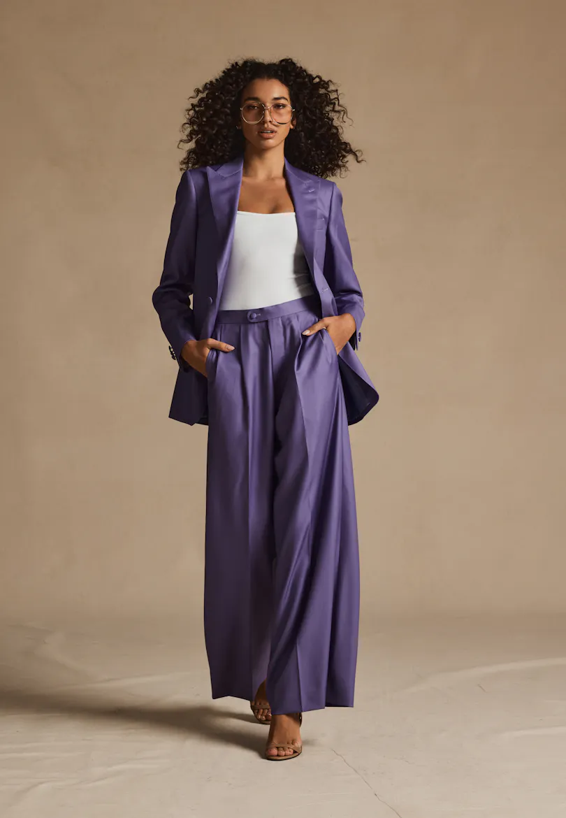 Lorenz Purple Merino Wool