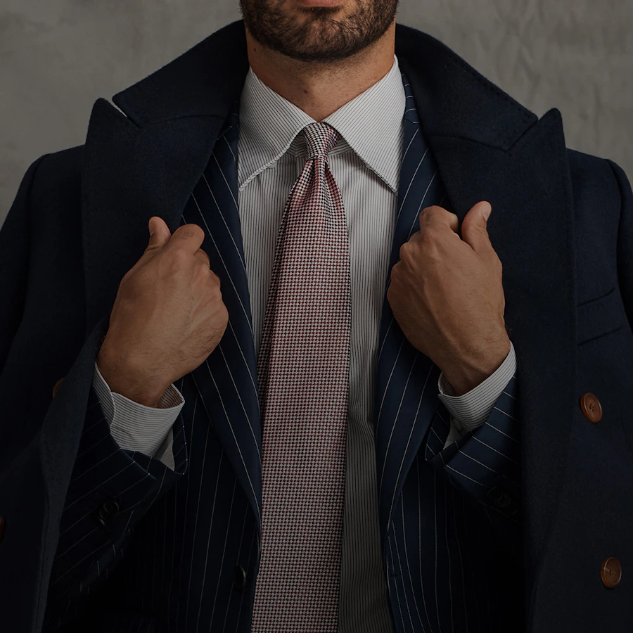 A man in an InStitchu custom tailored suit