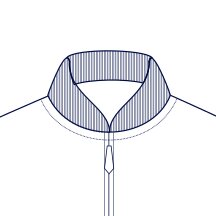 Rib-Knit Bomber Collar