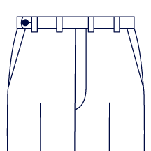 Belt Loops with One Button