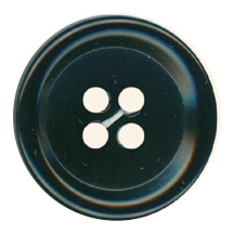 Black Resin Button