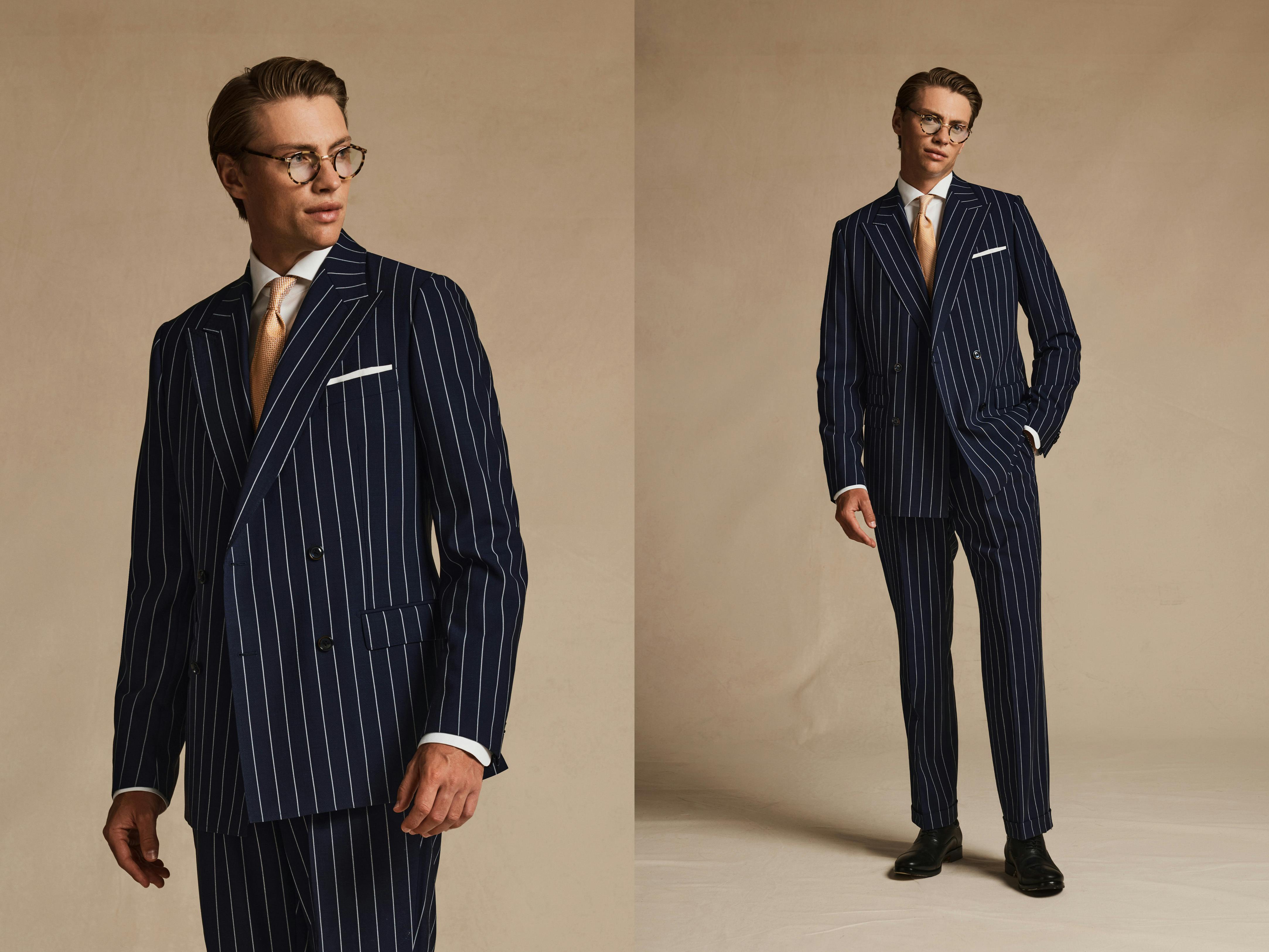 Pinstripe Suit