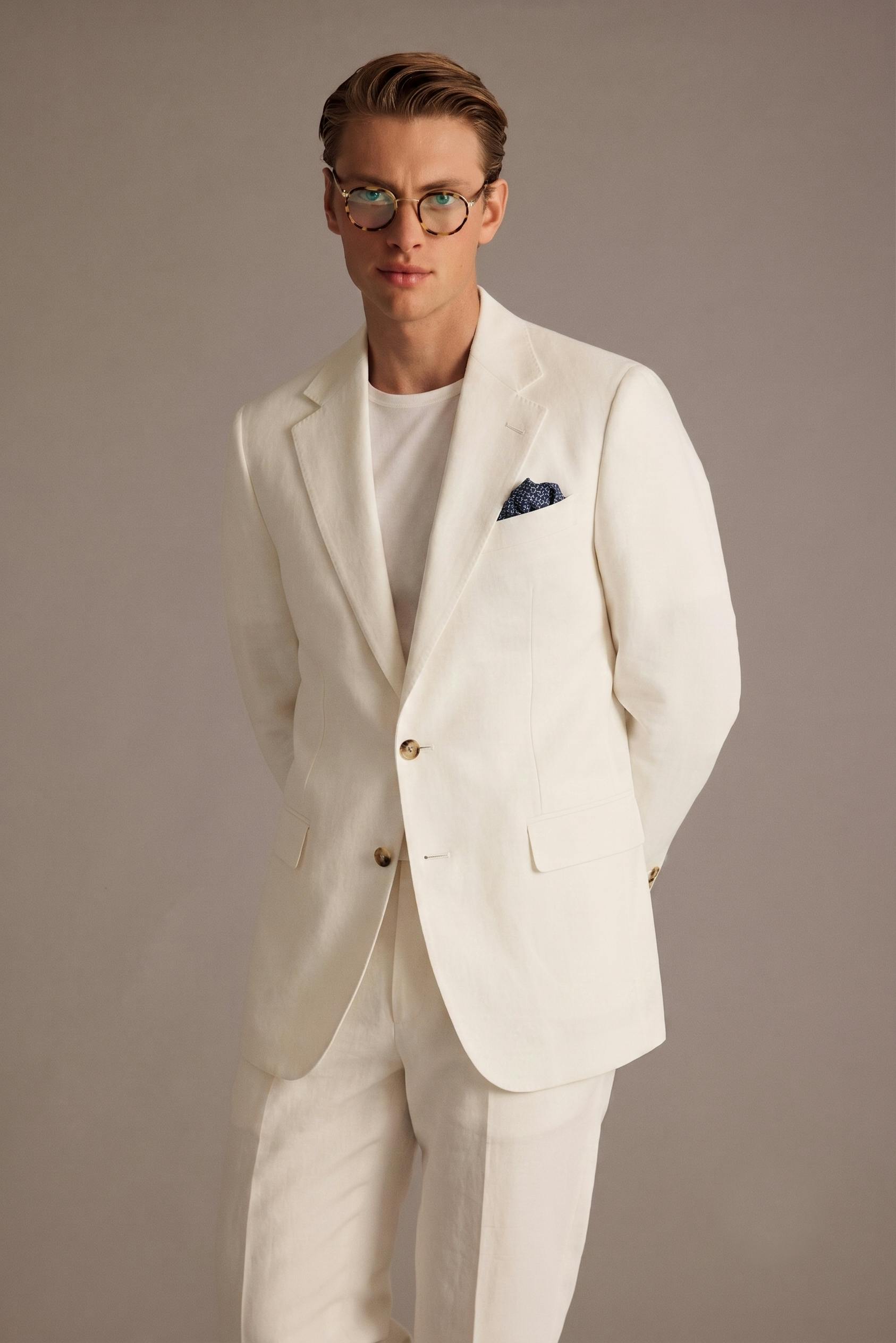 Cream relaxed tailoring