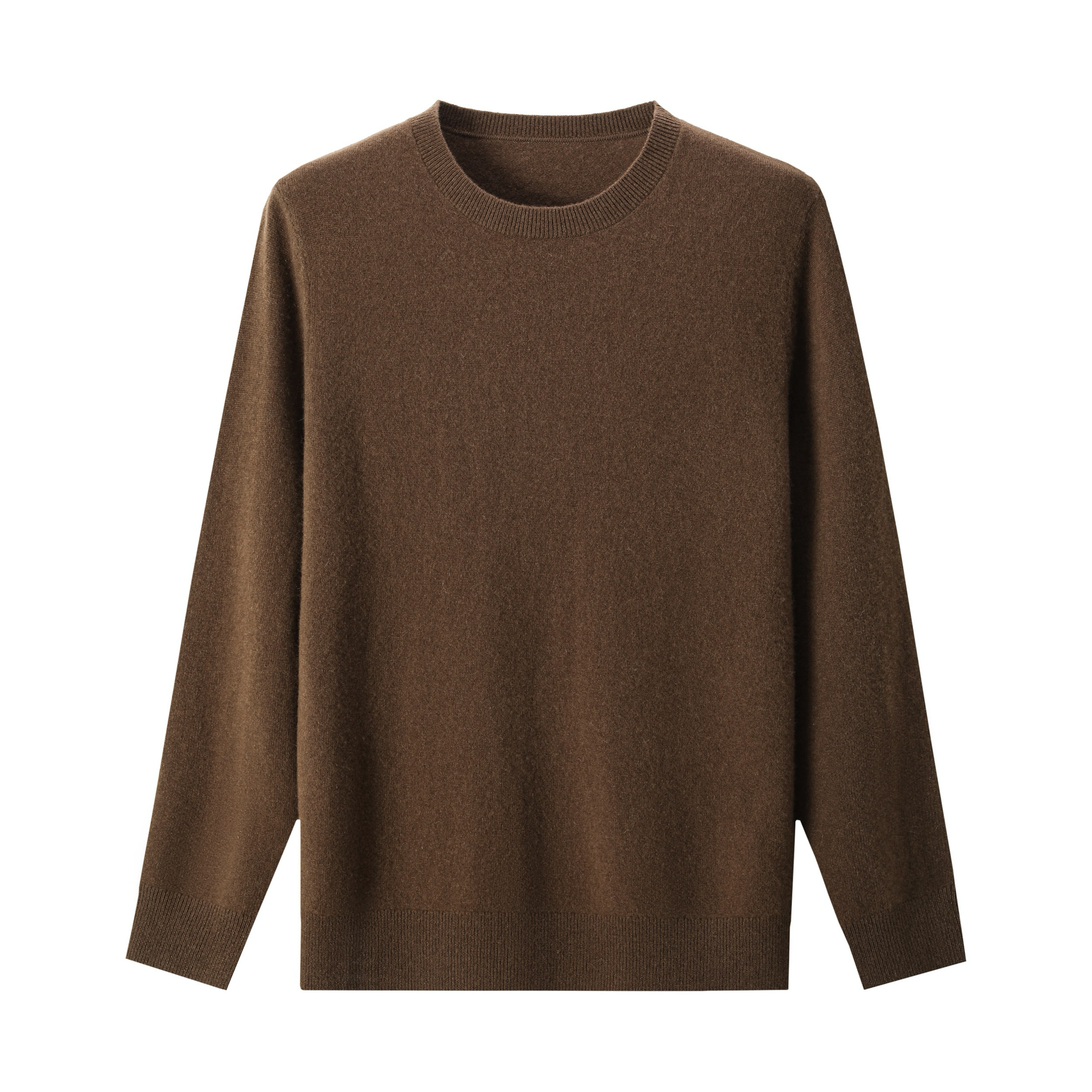 Brown Classic Crewneck Knit