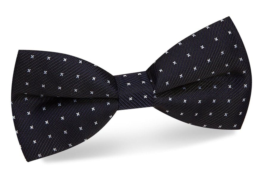 InStitchu Accessories bow-tie InStitchu Black Patterned Bow Tie