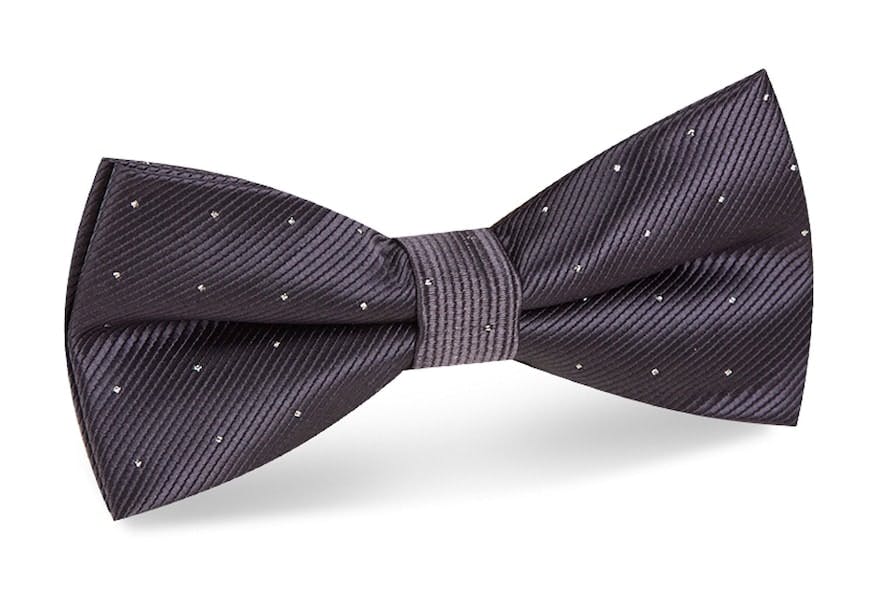 InStitchu Accessories bow-tie InStitchu Charcoal Dots Bow Tie