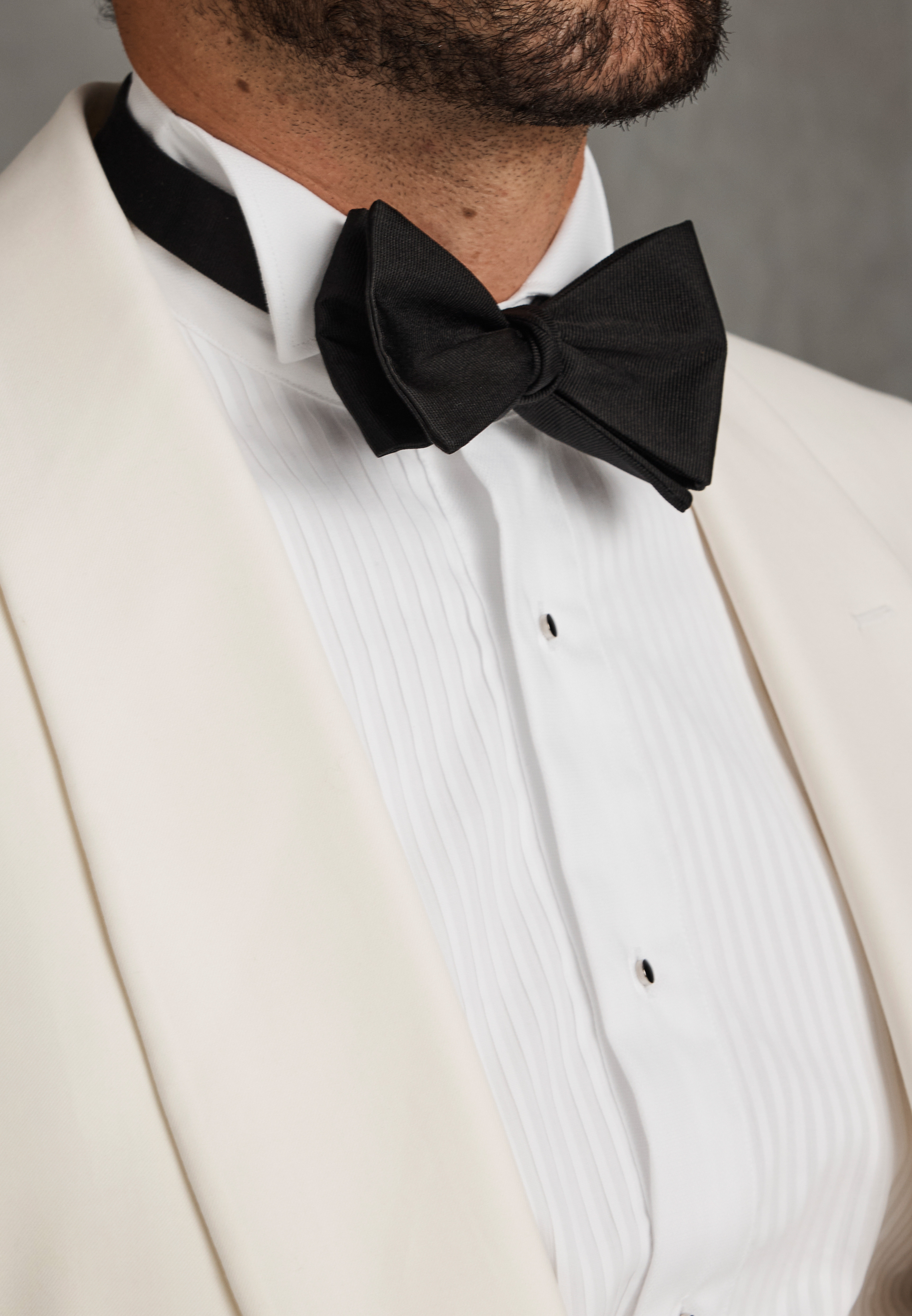 InStitchu Accessories bow-tie The Melville Black Diamond Bow Tie