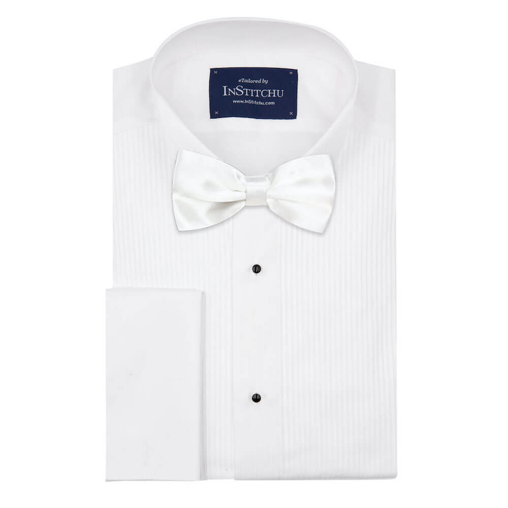 InStitchu Accessories bow-tie InStitchu White Bow Tie