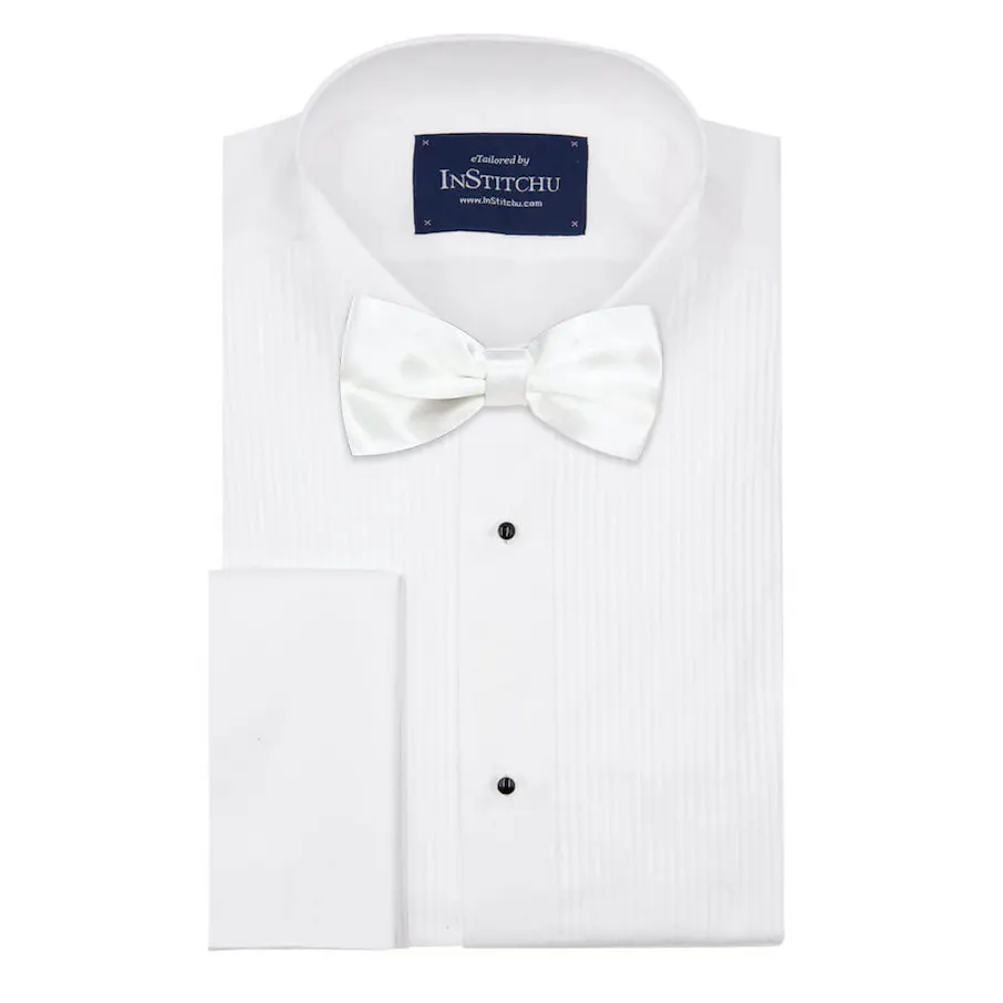 InStitchu Accessories bow-tie InStitchu White Bow Tie