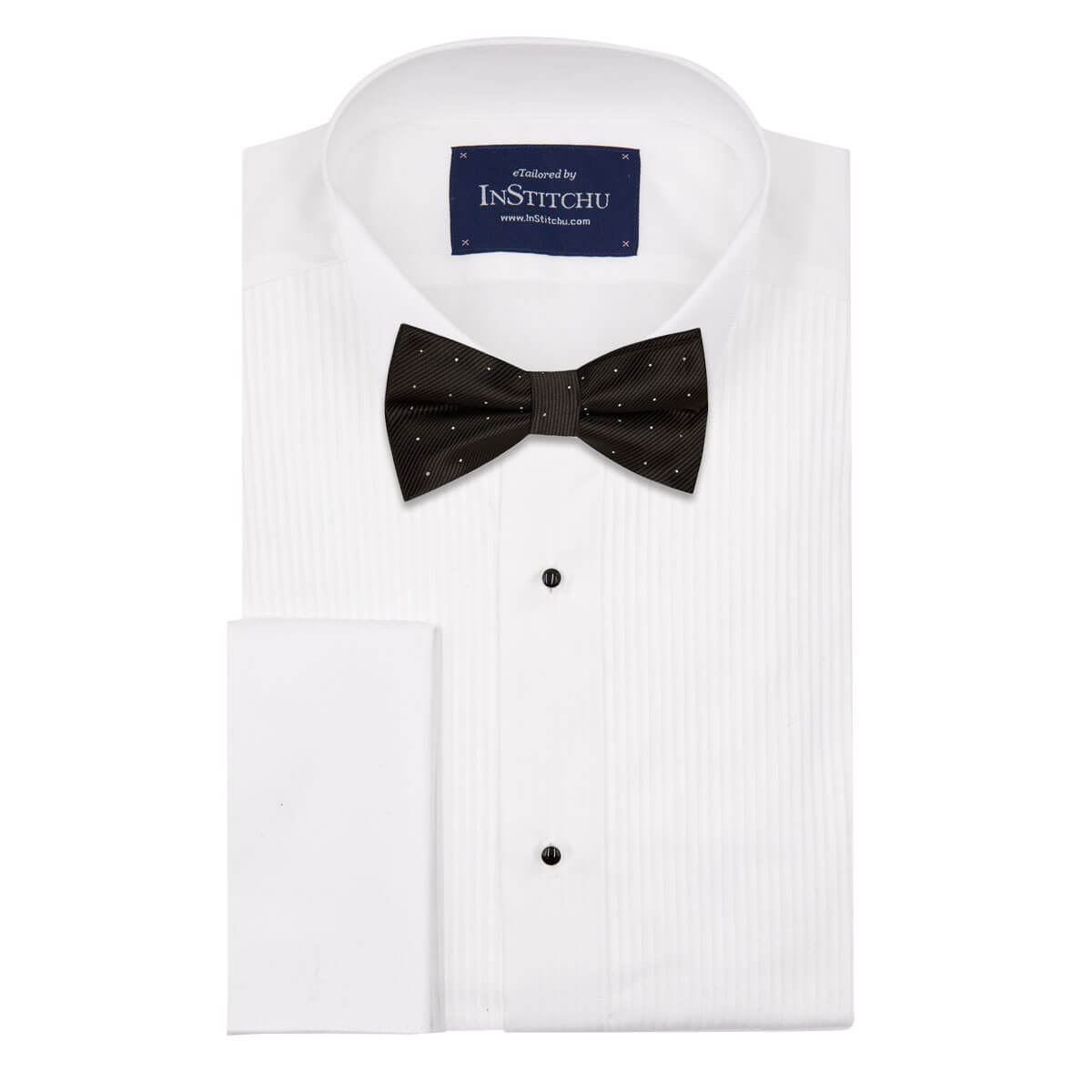 InStitchu Accessories bow-tie The Dahl Black Dots Bow Tie