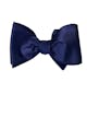 InStitchu Collection The Dickens Navy Silk Self-Tie Bow Tie