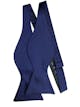InStitchu Collection The Dickens Navy Silk Self-Tie Bow Tie