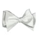 InStitchu Collection The Doyle White Silk Self-Tie Bow Tie