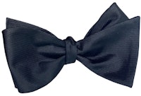 InStitchu Collection The Fitzgerald Black Silk Self-Tie Bow Tie