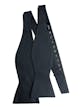 InStitchu Collection The Fitzgerald Black Silk Self-Tie Bow Tie