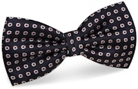 InStitchu Accessories bow-tie The Salinger Navy Premium Flower Bow Tie