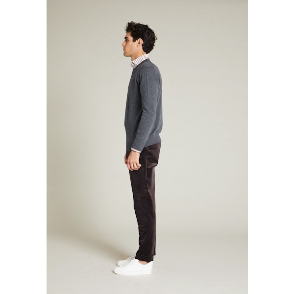 InStitchu Collection Cooper Charcoal Cotton Sweater